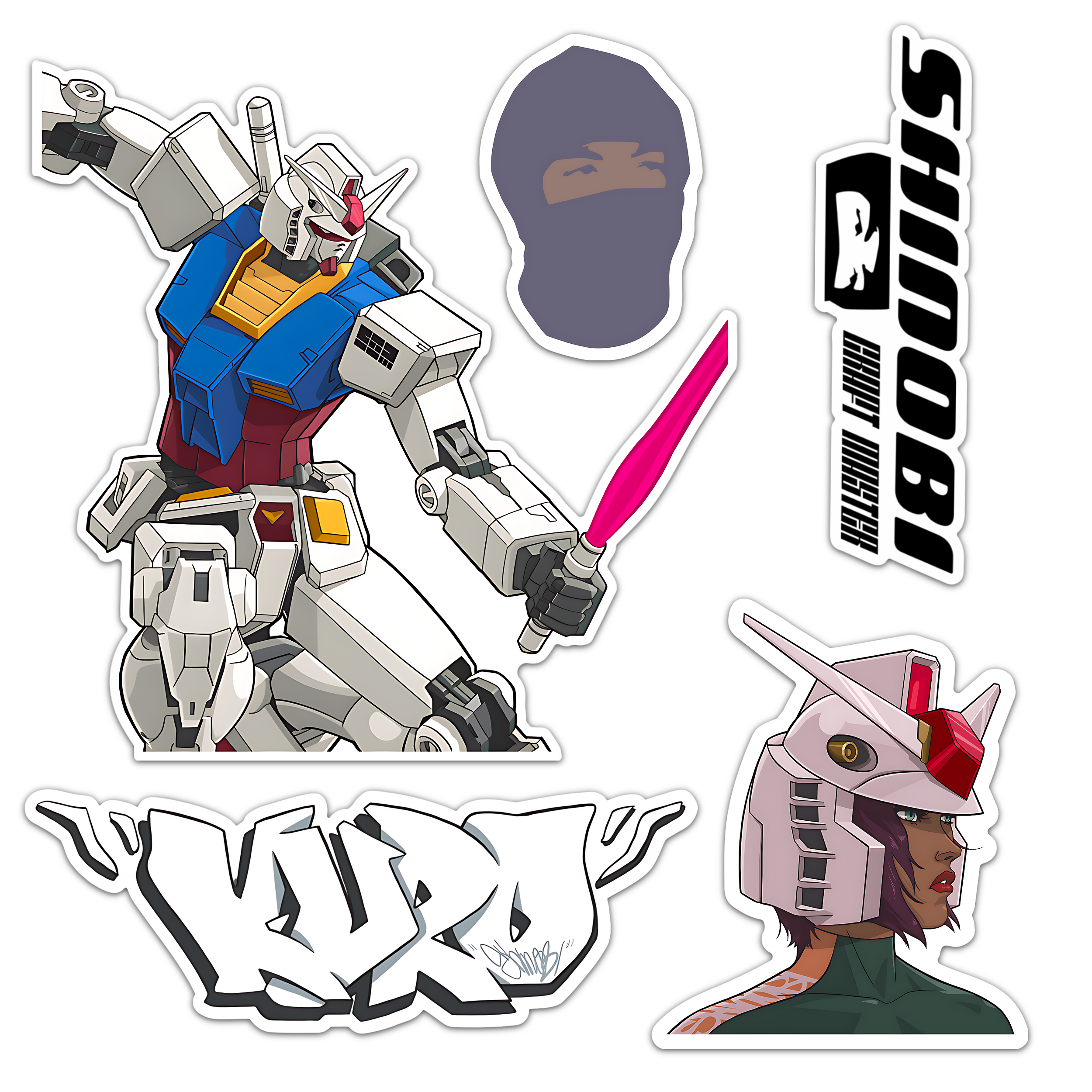 Gundam Saga Sticker Pack