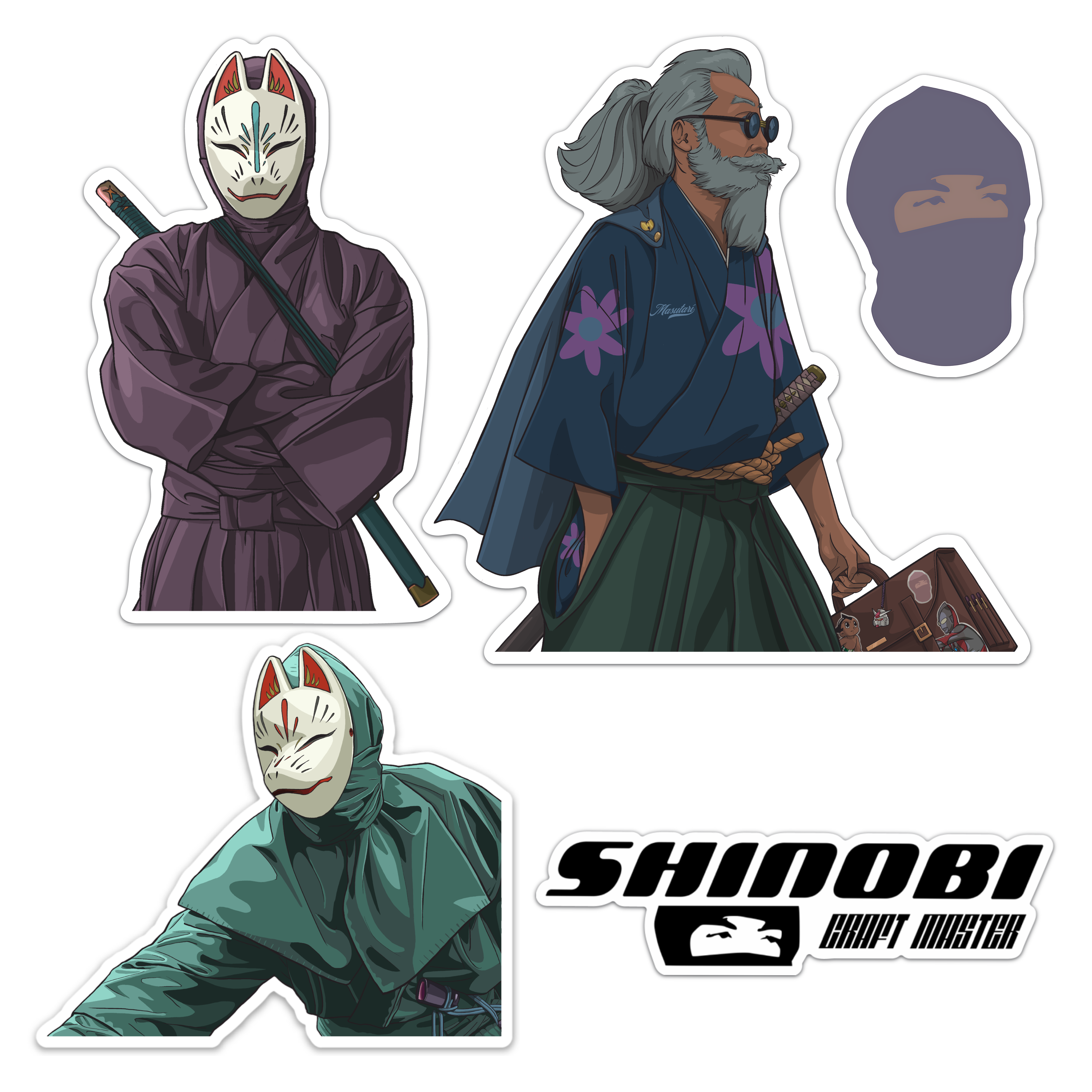 Shinobi Family Sticker Pack